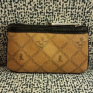 L.A.M.B zip coin purse
